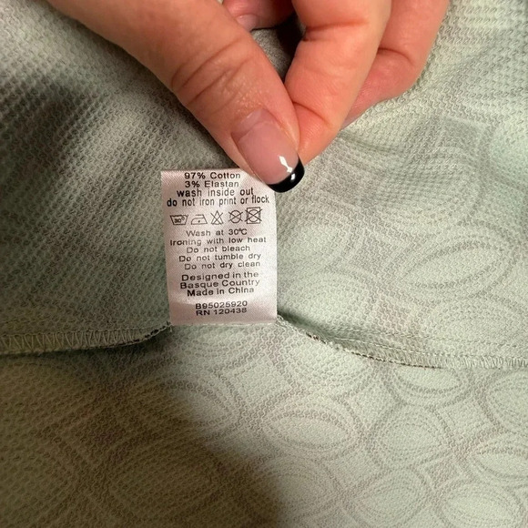 Skunkfunk SKFK Geometric Print Drop Waist Cowl Neck Dress Women’s Size XS (2) - Picture 11 of 14